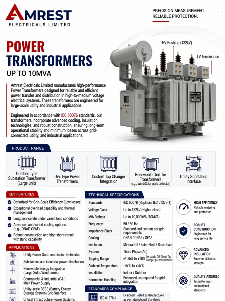 Power Transformer - amrest electricals