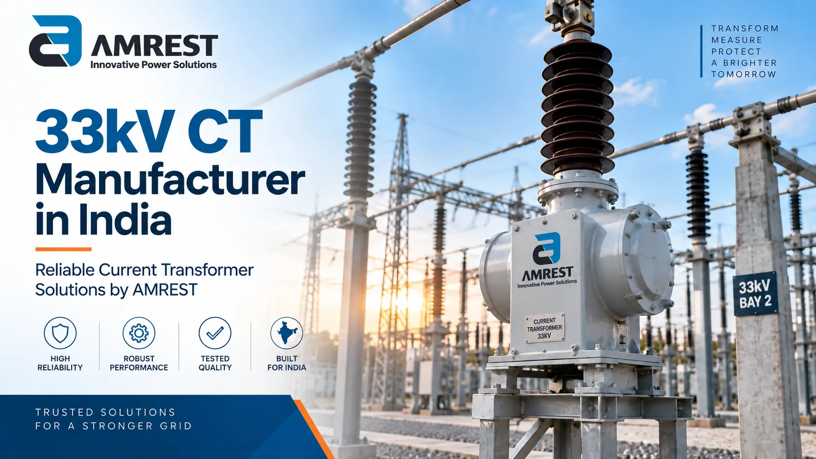 33kV CT Manufacturer in India